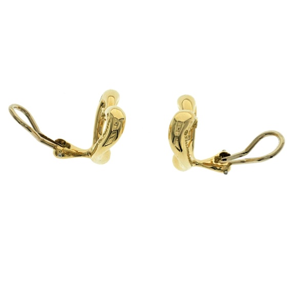 Tiffany & Co. 18K Elsa Peretti Heart Earrings - Picture 7 of 7